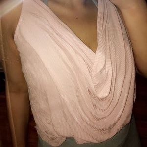 Loose pink tank top
